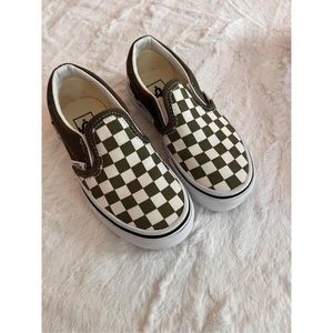 Toddler Checkered Vans 10.5